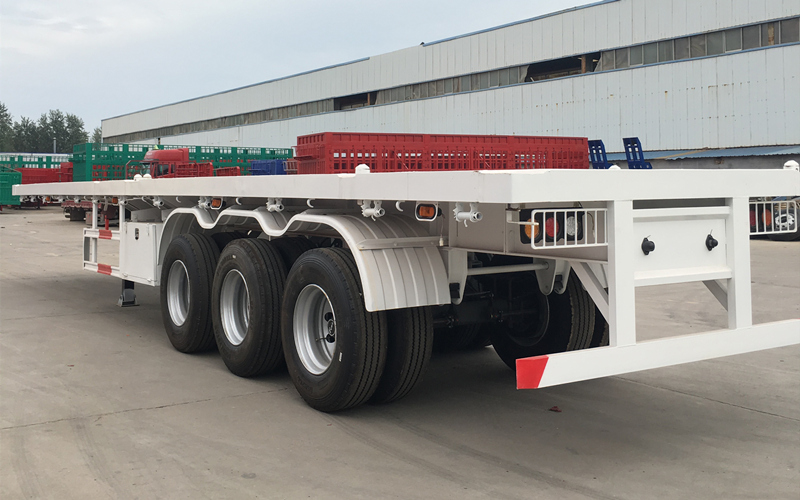Triaxles Flatbed Loader 30 Tons Carri