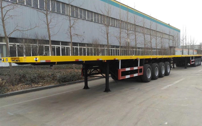 4 Axles Container Trailer 50 Tons 60 
