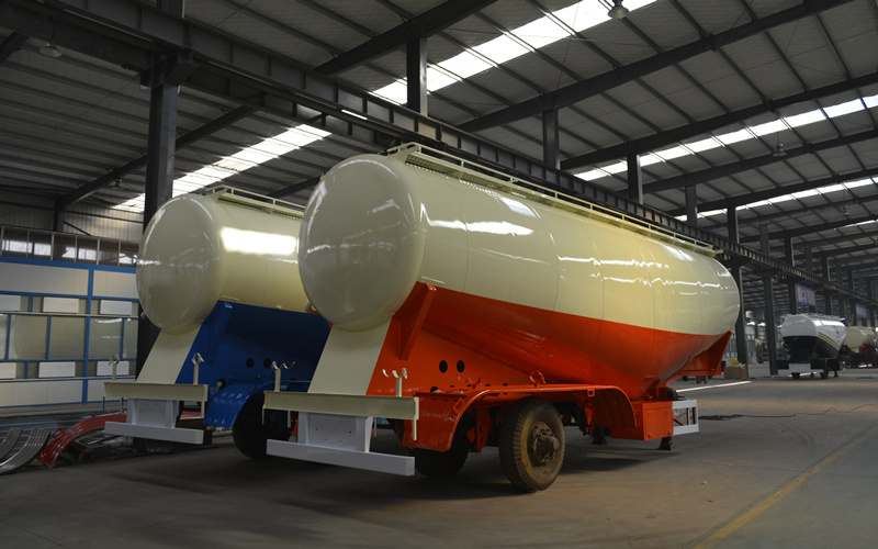 3 Axles Dry Bulk Cement Tanker Traile