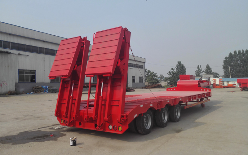 Low Bed Loader For Sale 3 Axles 4 Axl