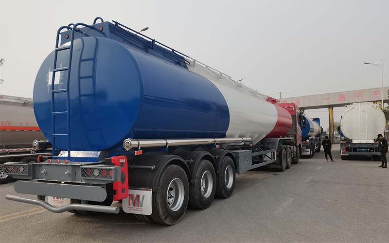 Road Petrol Tankers 42000 Liters 7 Co