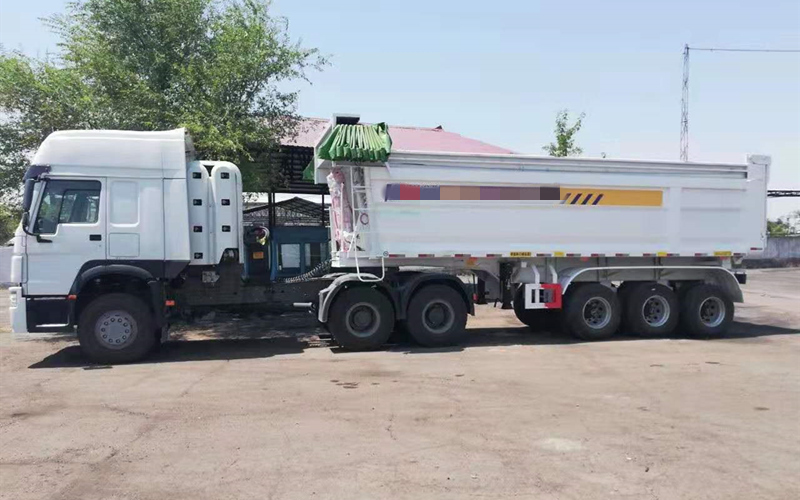 Tipper Trailer Factory Price 3 Axle 4