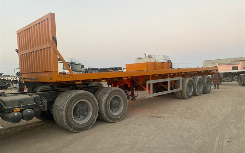 Container Carrier Semi Trailer 30 Ton