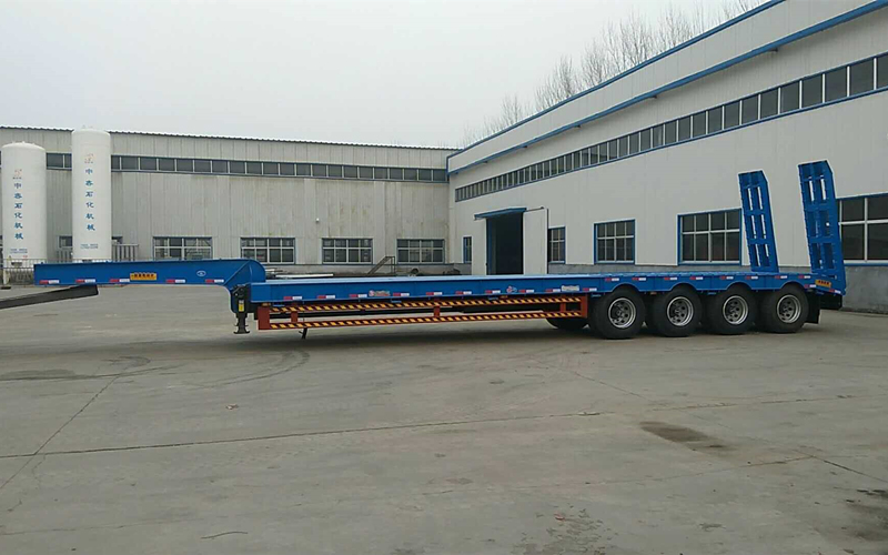 35 Tons Payload 4 Axles Gooseneck Low