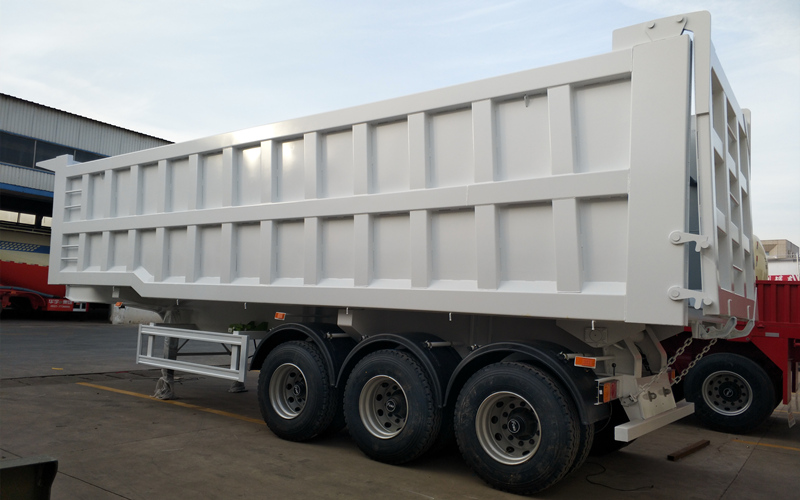 35 Tons Capacity Dump Semi Trailer He