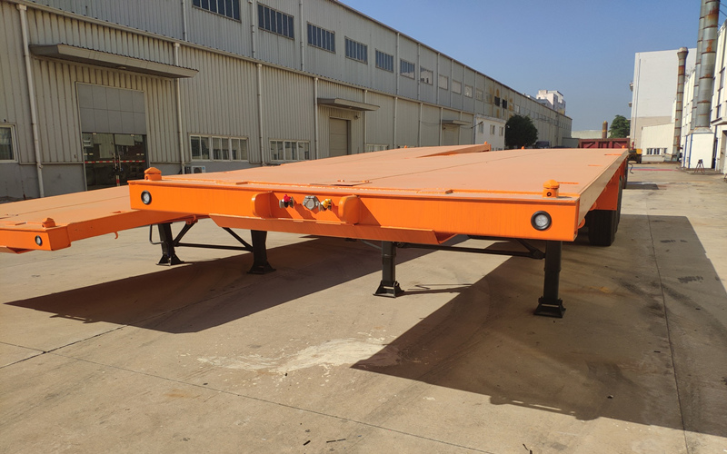 Container Transport Flatdeck Trailer 