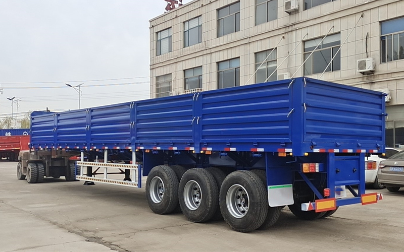 Heavy Duty Triaxles Cargo Trailer Con