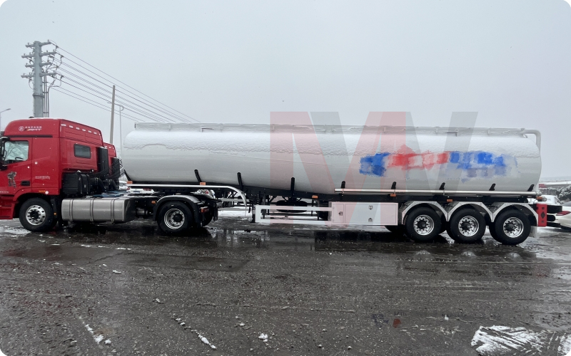 45K Aluminum Petrol Tanker Trailer 3 